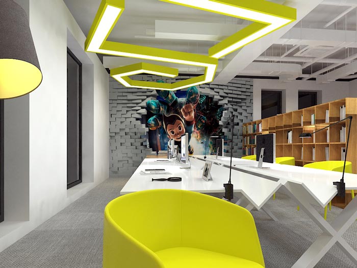 普陀120平方辦公室裝修效果圖-第1張圖片-上海古都建筑設計集團 普陀120平方辦公室裝修效果圖-第1張圖片-上海古都建筑設計集團