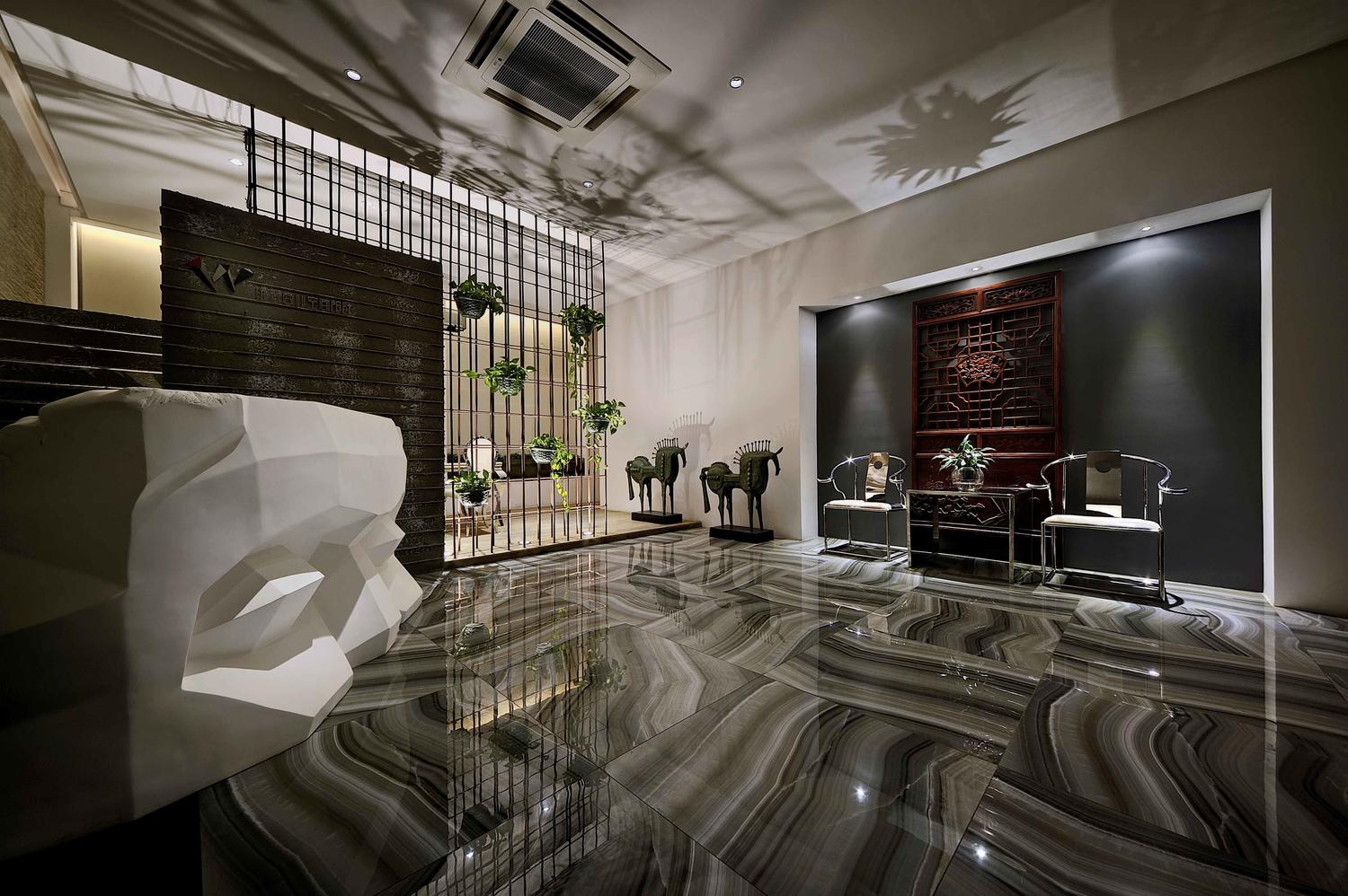 閔行區(qū)280平辦公室裝修混搭風格設計-第3張圖片-上海古都建筑設計集團 閔行區(qū)280平辦公室裝修混搭風格設計-第3張圖片-上海古都建筑設計集團