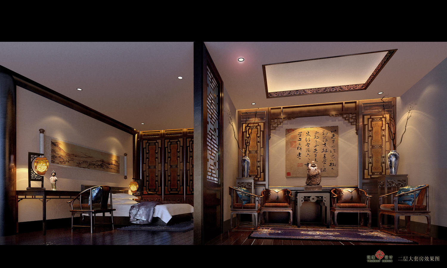 徐匯區(qū)180平辦公室裝修四合院風(fēng)格設(shè)計-第2張圖片-上海古都建筑設(shè)計集團(tuán)