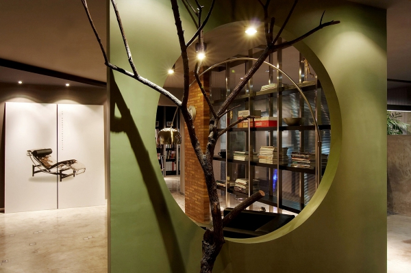 黃浦區(qū)復古展廳裝修設(shè)計效果圖-第1張圖片-上海古都建筑設(shè)計集團