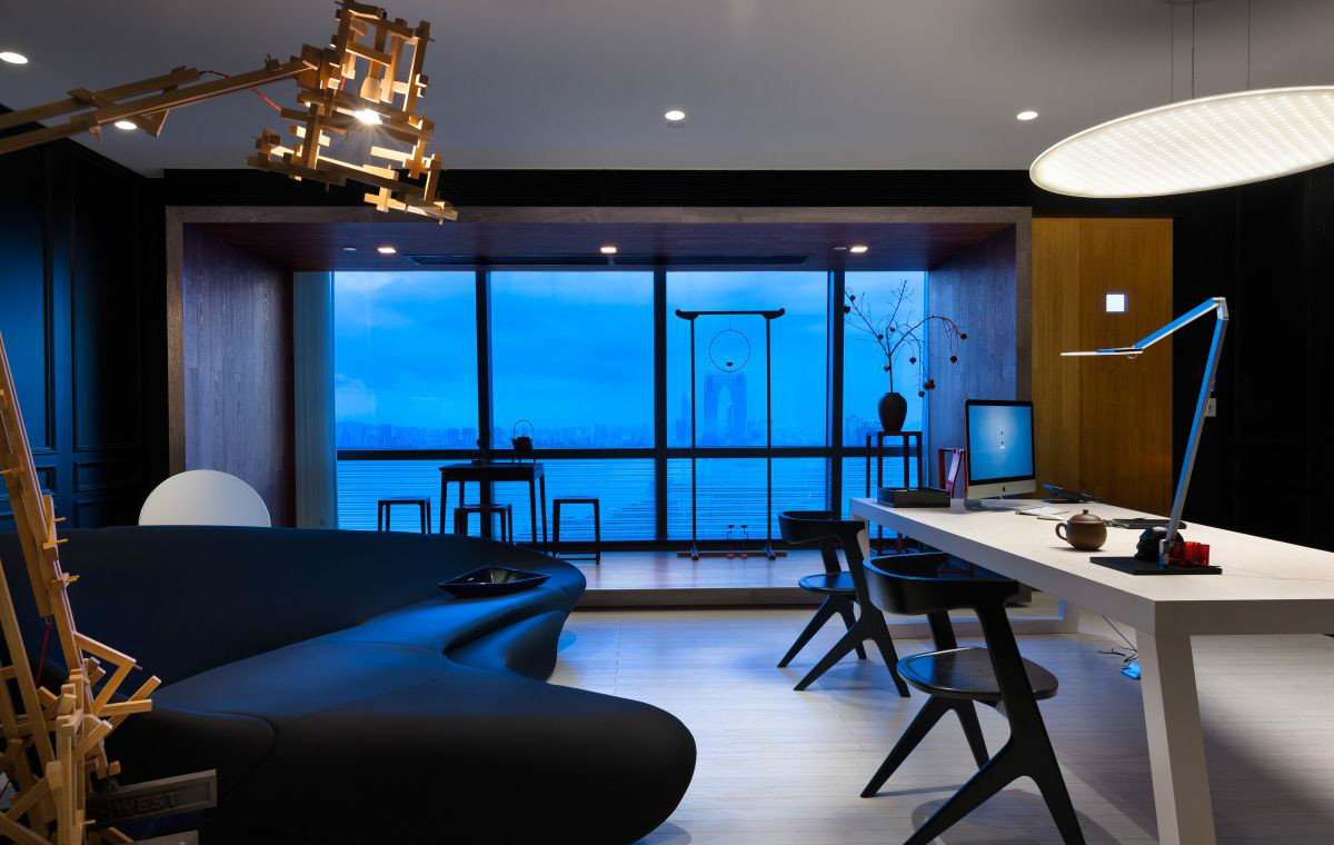 上海夜景辦公室裝修設計-第1張圖片-上海古都建筑設計集團 上海夜景辦公室裝修設計-第1張圖片-上海古都建筑設計集團