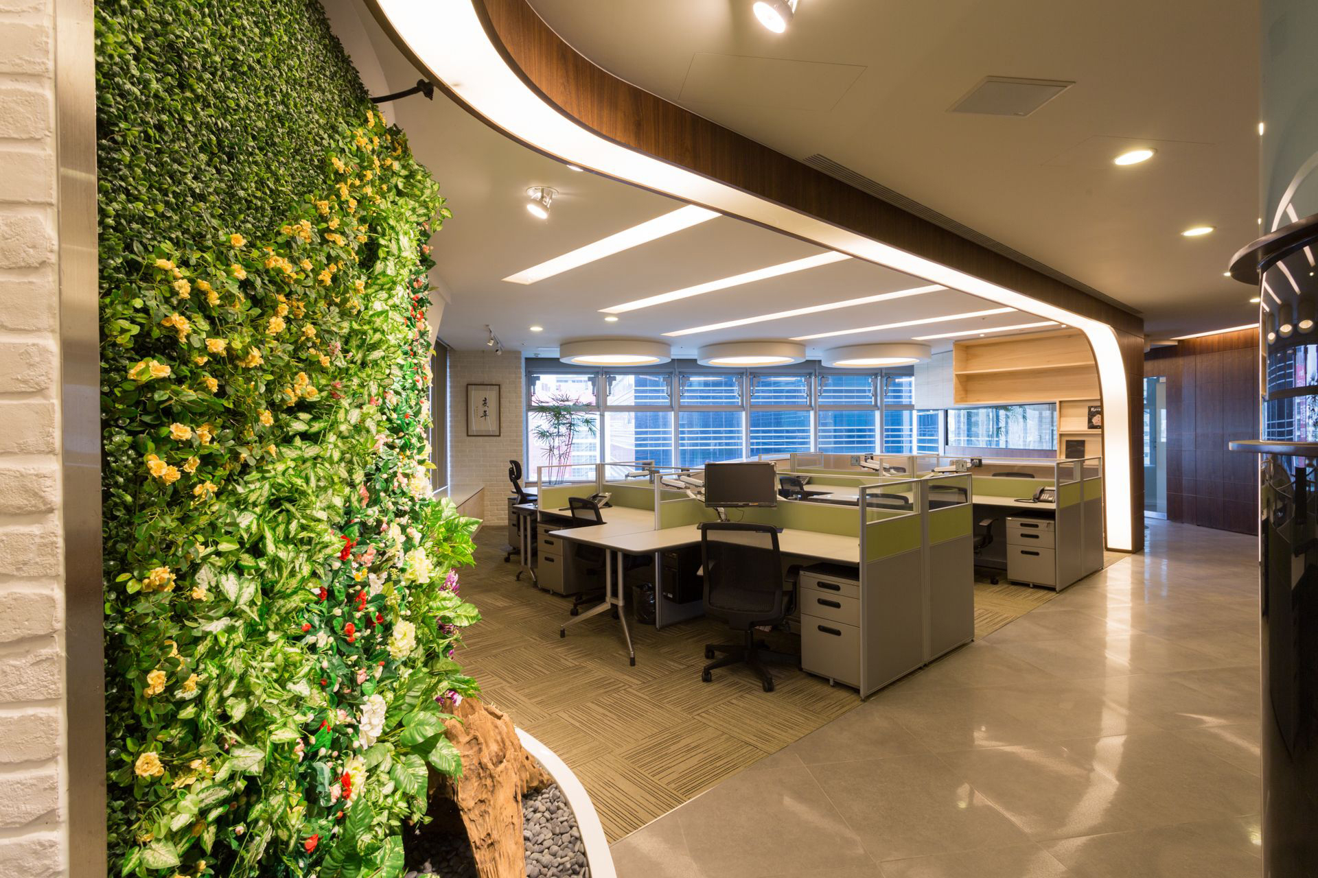 普陀區(qū)自然風格辦公室裝修設(shè)計-第5張圖片-上海古都建筑設(shè)計集團