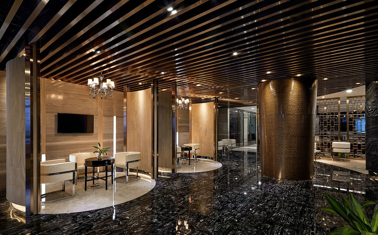 大氣奢華風格辦公室裝修設(shè)計-第3張圖片-上海古都建筑設(shè)計集團 大氣奢華風格辦公室裝修設(shè)計-第3張圖片-上海古都建筑設(shè)計集團