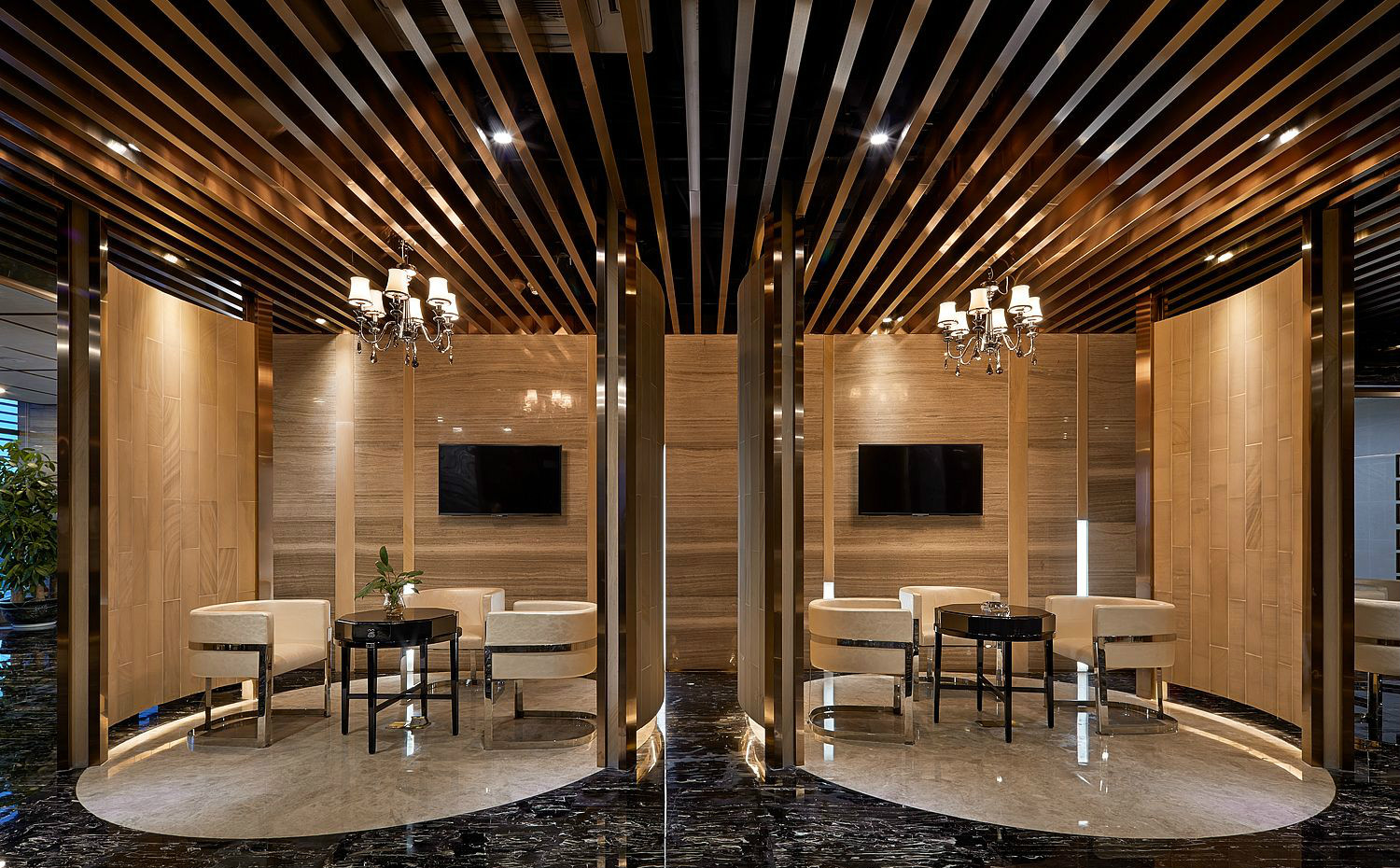 大氣奢華風格辦公室裝修設(shè)計-第5張圖片-上海古都建筑設(shè)計集團 大氣奢華風格辦公室裝修設(shè)計-第5張圖片-上海古都建筑設(shè)計集團