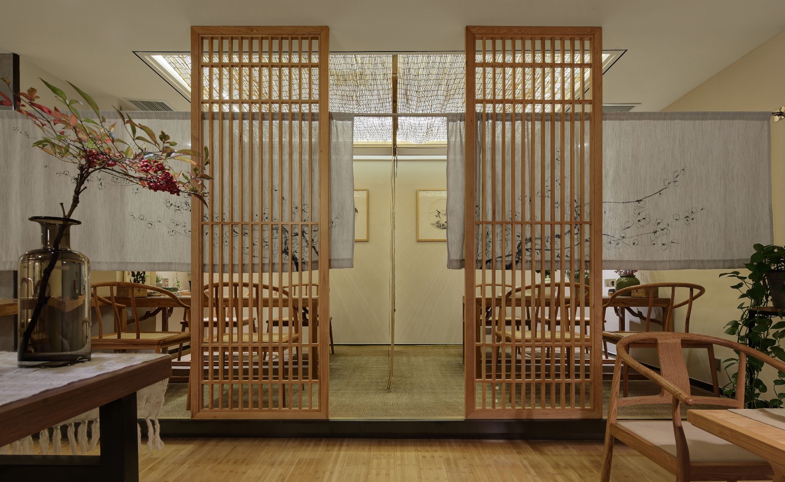 普陀區(qū)120平茶莊裝修設計-第2張圖片-上海古都建筑設計集團