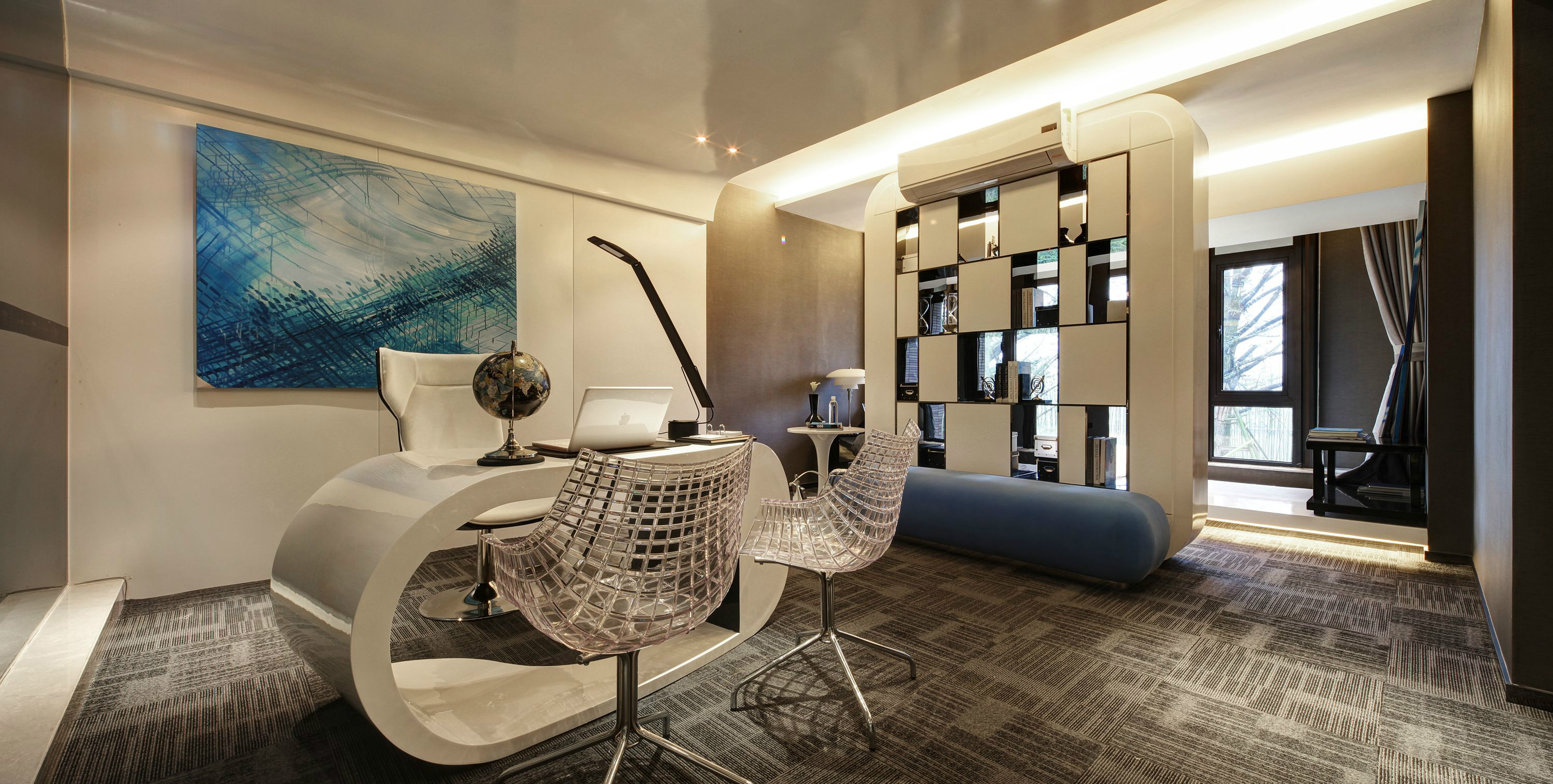 黃浦區(qū)英倫風格辦公室裝修設計-第5張圖片-上海古都建筑設計集團