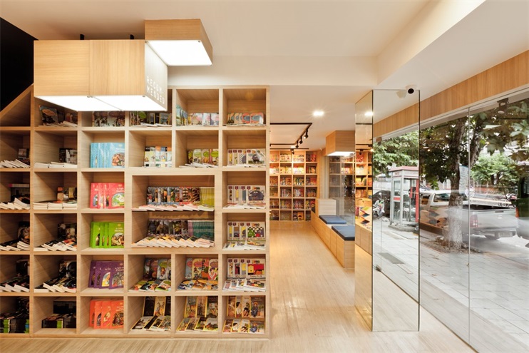 虹口區(qū)原木風格書店裝修設計-第1張圖片-上海古都建筑設計集團 虹口區(qū)原木風格書店裝修設計-第1張圖片-上海古都建筑設計集團