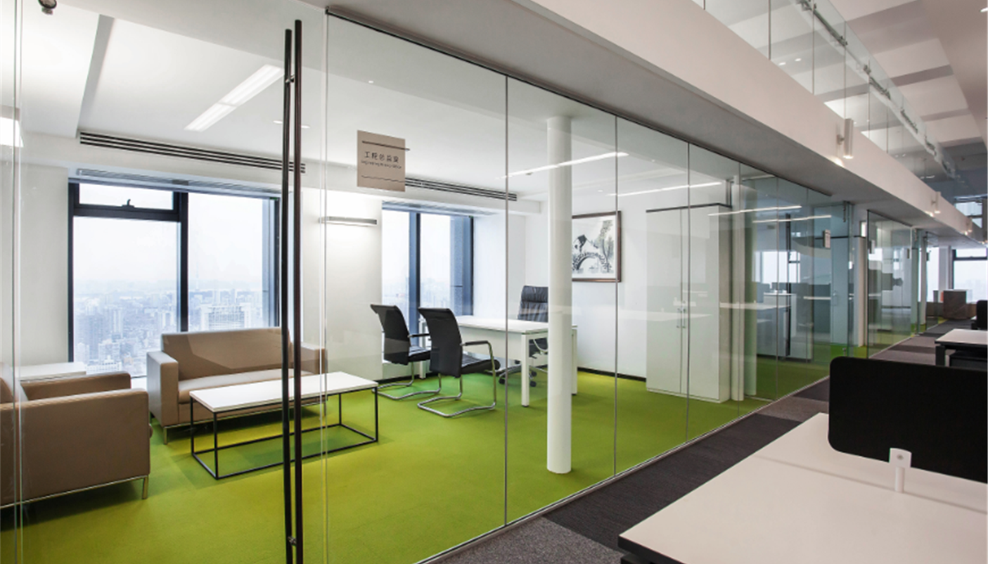 時尚簡約風(fēng)格辦公室裝修設(shè)計效果圖-第4張圖片-上海古都建筑設(shè)計集團(tuán)