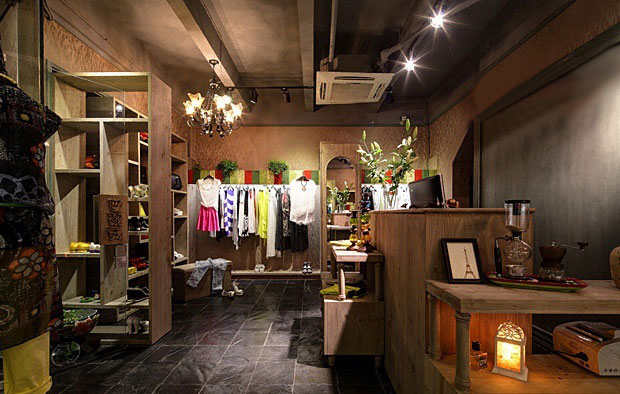 復(fù)古服裝店裝修設(shè)計效果圖-第3張圖片-上海古都建筑設(shè)計集團 復(fù)古服裝店裝修設(shè)計效果圖-第3張圖片-上海古都建筑設(shè)計集團