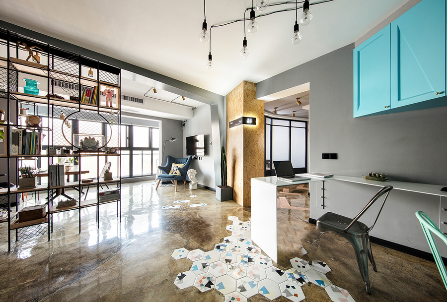 黃浦區(qū)復(fù)式輕工業(yè)風(fēng)格辦公室裝修設(shè)計-第2張圖片-上海古都建筑設(shè)計集團 黃浦區(qū)復(fù)式輕工業(yè)風(fēng)格辦公室裝修設(shè)計-第2張圖片-上海古都建筑設(shè)計集團