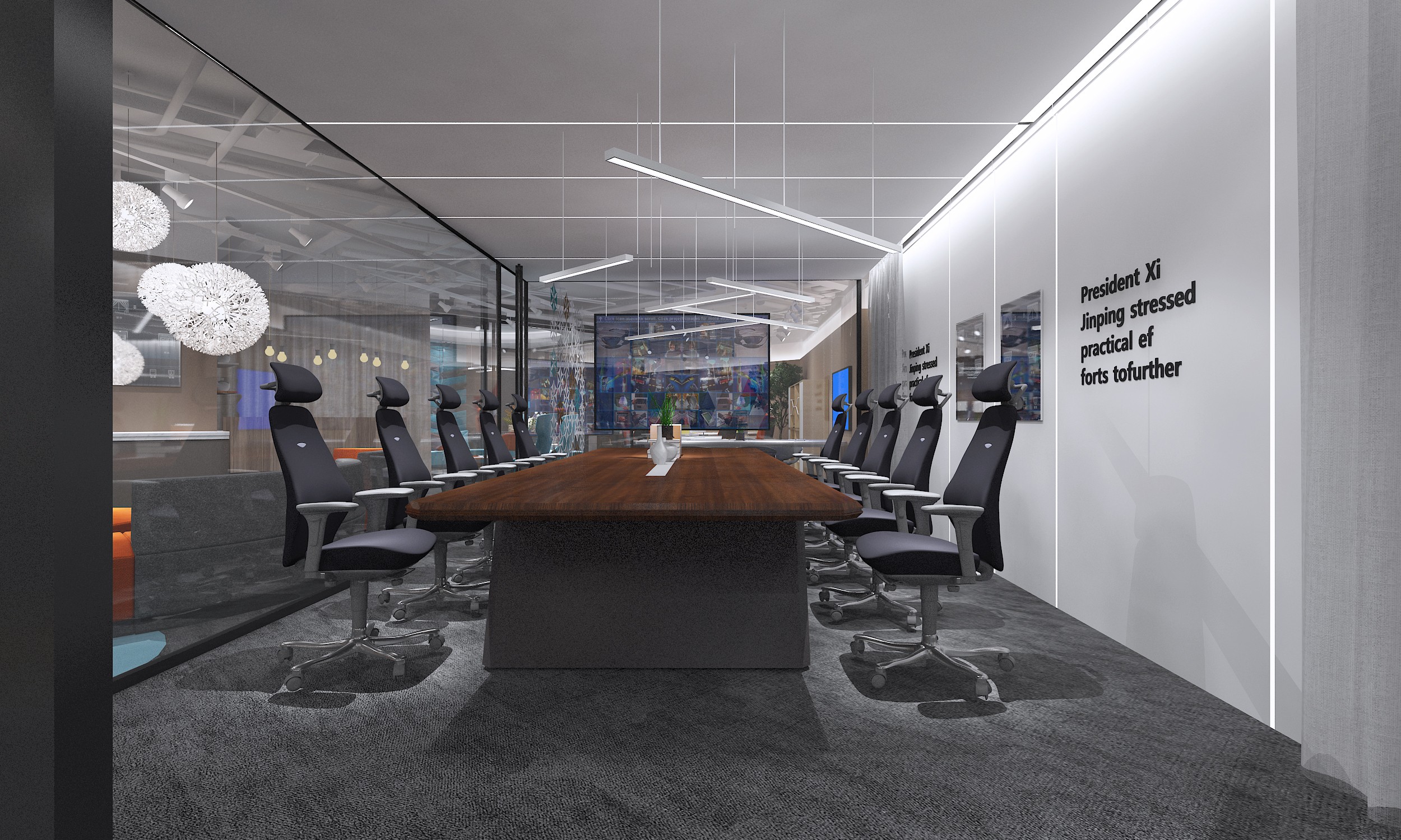 浦東新區(qū)科技智能辦公室裝修設(shè)計-第9張圖片-上海古都建筑設(shè)計集團(tuán)