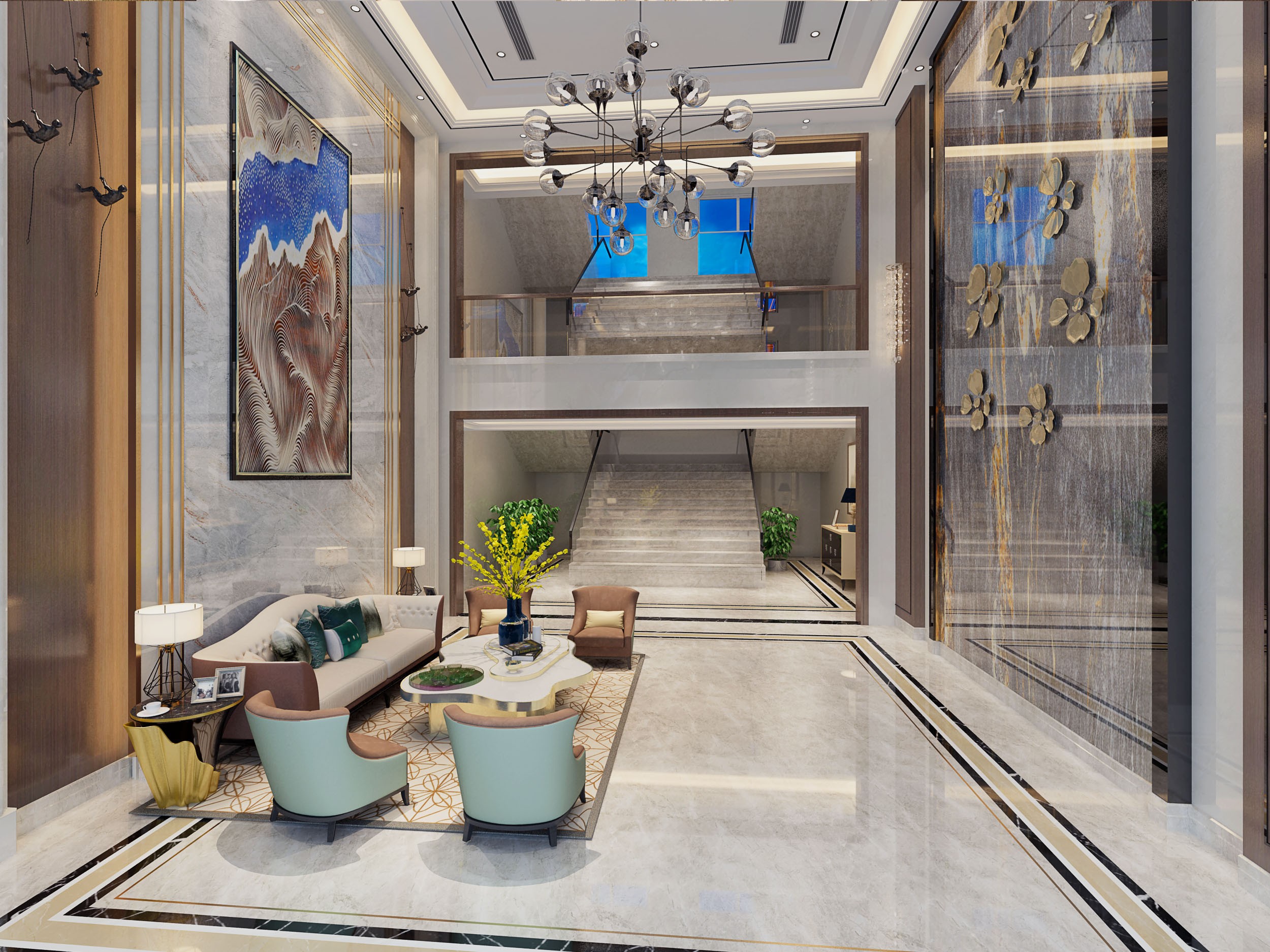 虹口區(qū)復式奢華辦公室裝修設(shè)計-第2張圖片-上海古都建筑設(shè)計集團 虹口區(qū)復式奢華辦公室裝修設(shè)計-第2張圖片-上海古都建筑設(shè)計集團