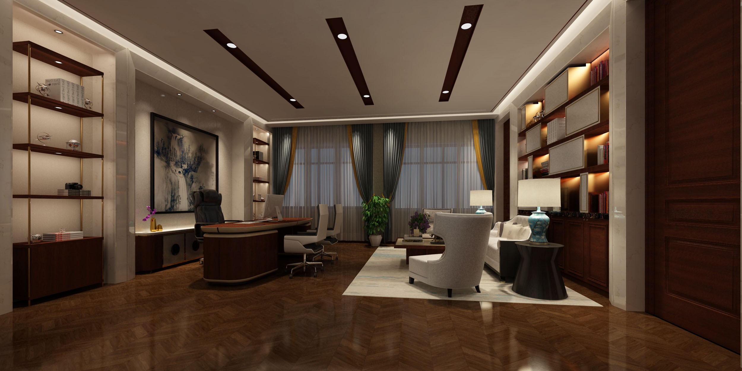 虹口區(qū)復式奢華辦公室裝修設(shè)計-第4張圖片-上海古都建筑設(shè)計集團 虹口區(qū)復式奢華辦公室裝修設(shè)計-第4張圖片-上海古都建筑設(shè)計集團