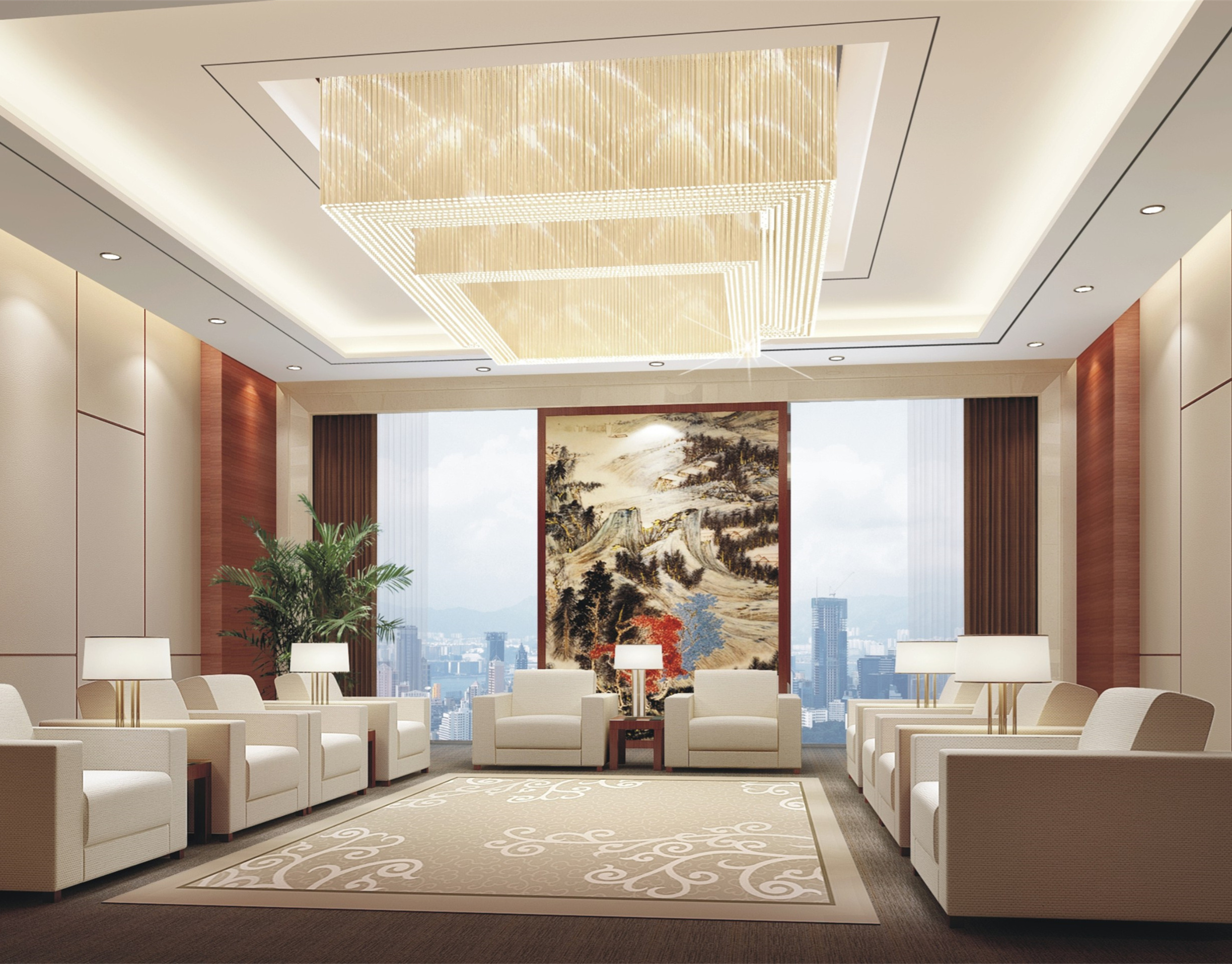 橫琴島辦公室裝修設(shè)計-第2張圖片-上海古都建筑設(shè)計集團(tuán) 橫琴島辦公室裝修設(shè)計-第2張圖片-上海古都建筑設(shè)計集團(tuán)