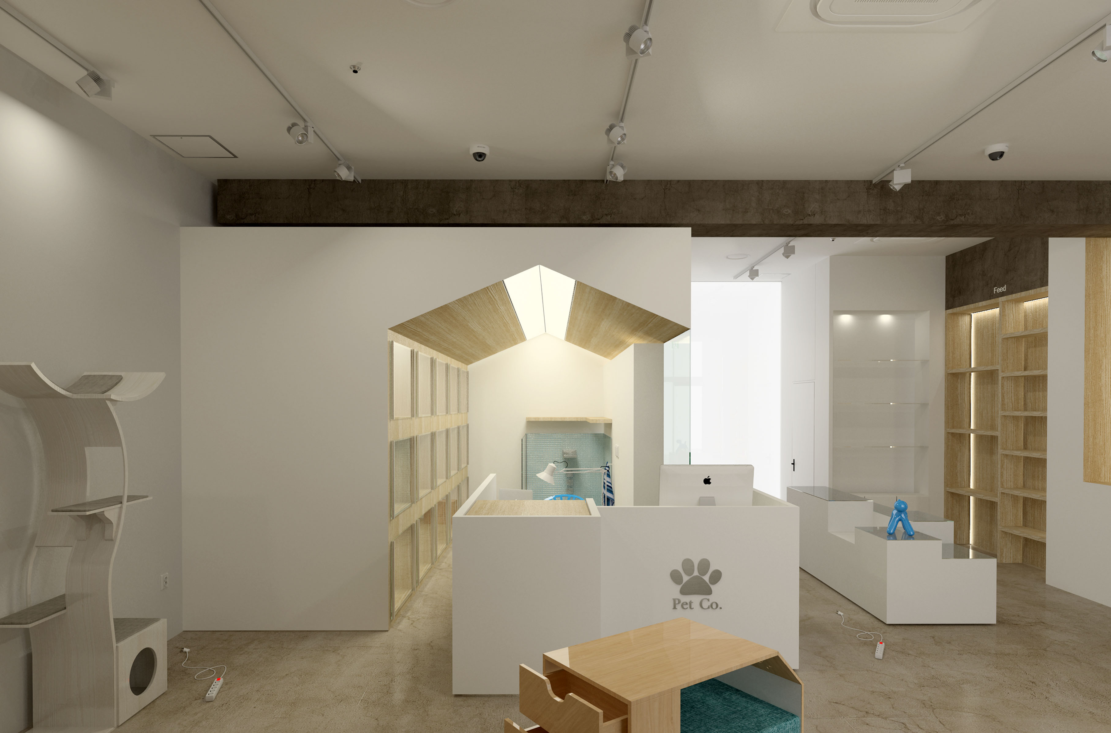 簡(jiǎn)約風(fēng)格寵物一體店裝修設(shè)計(jì)-第2張圖片-上海古都建筑設(shè)計(jì)集團(tuán) 簡(jiǎn)約風(fēng)格寵物一體店裝修設(shè)計(jì)-第2張圖片-上海古都建筑設(shè)計(jì)集團(tuán)