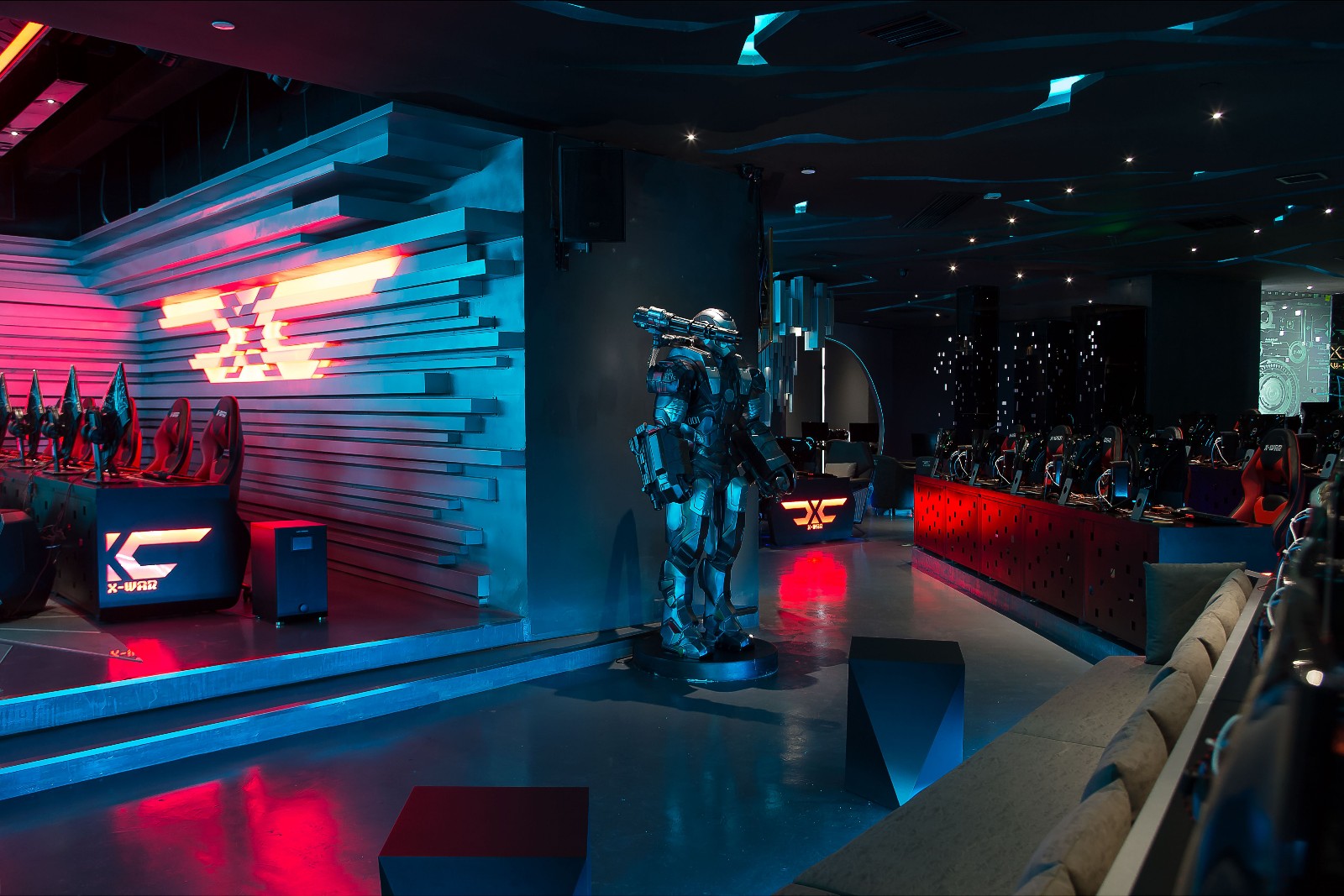 普陀區(qū)現(xiàn)代科技風(fēng)格網(wǎng)吧裝修設(shè)計-第4張圖片-上海古都建筑設(shè)計集團(tuán) 普陀區(qū)現(xiàn)代科技風(fēng)格網(wǎng)吧裝修設(shè)計-第4張圖片-上海古都建筑設(shè)計集團(tuán)