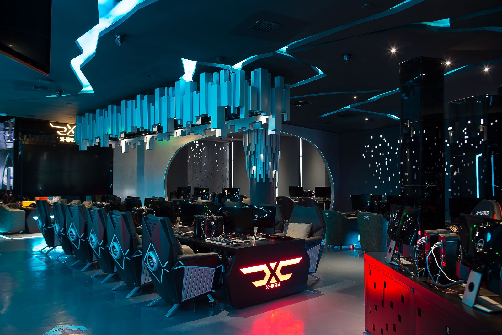 普陀區(qū)現(xiàn)代科技風(fēng)格網(wǎng)吧裝修設(shè)計-第6張圖片-上海古都建筑設(shè)計集團(tuán) 普陀區(qū)現(xiàn)代科技風(fēng)格網(wǎng)吧裝修設(shè)計-第6張圖片-上海古都建筑設(shè)計集團(tuán)