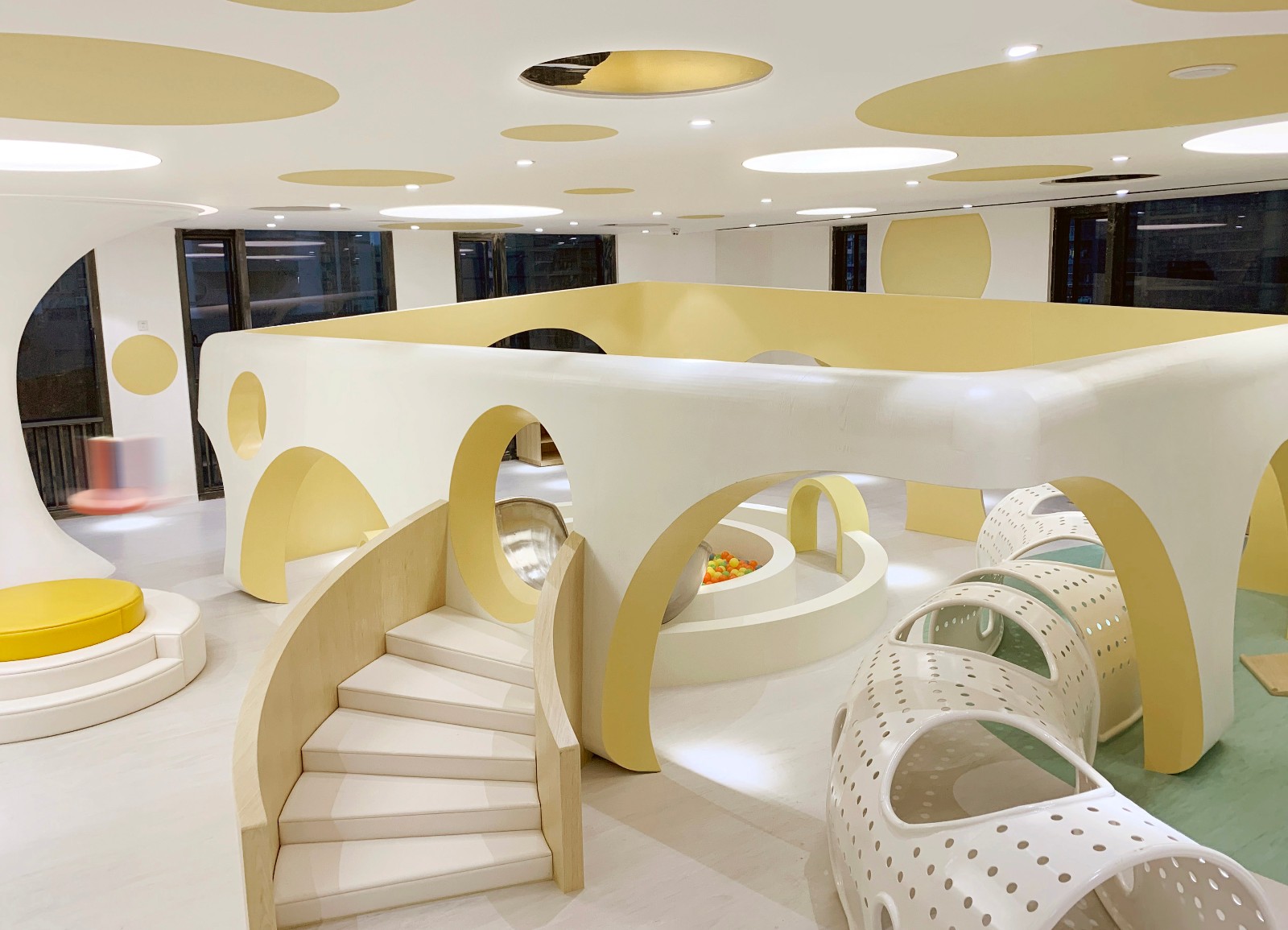 時尚溫馨親子會所裝修設(shè)計(jì)-第6張圖片-上海古都建筑設(shè)計(jì)集團(tuán)