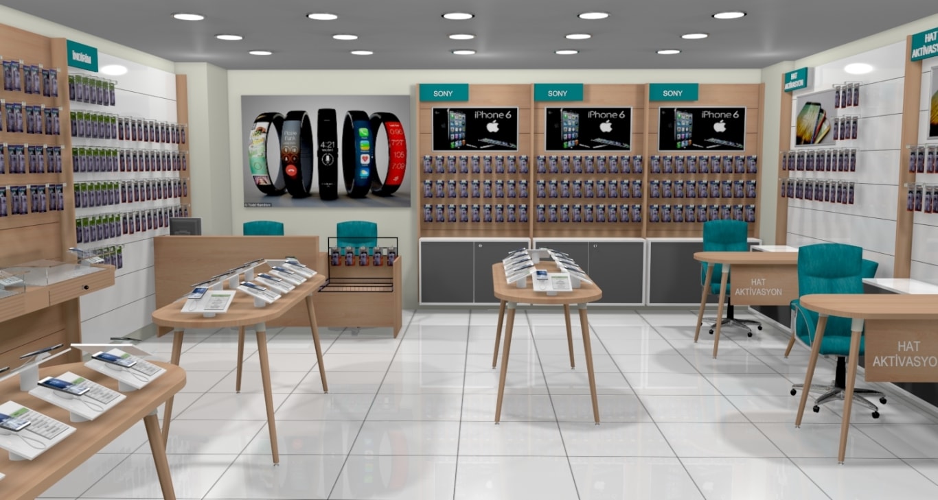 小型簡約手機(jī)店裝修設(shè)計-第5張圖片-上海古都建筑設(shè)計集團(tuán)