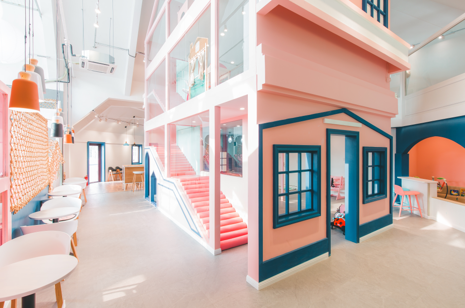 簡約溫馨親子會所裝修設(shè)計(jì)-第2張圖片-上海古都建筑設(shè)計(jì)集團(tuán) 簡約溫馨親子會所裝修設(shè)計(jì)-第2張圖片-上海古都建筑設(shè)計(jì)集團(tuán)