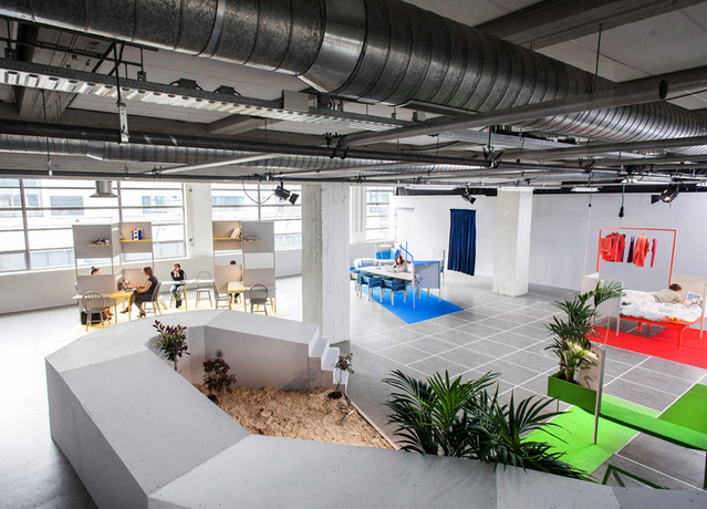 大型簡約工業(yè)風辦公室裝修設計-第2張圖片-上海古都建筑設計集團 大型簡約工業(yè)風辦公室裝修設計-第2張圖片-上海古都建筑設計集團