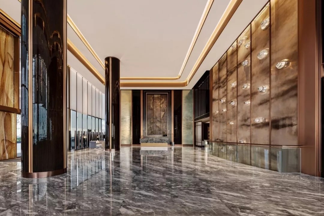 古典奢華風(fēng)格辦公樓大廳裝修設(shè)計-第5張圖片-上海古都建筑設(shè)計集團