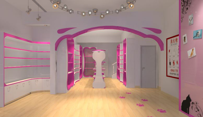 粉色可愛系寵物一體店裝修設(shè)計(jì)-第5張圖片-上海古都建筑設(shè)計(jì)集團(tuán) 粉色可愛系寵物一體店裝修設(shè)計(jì)-第5張圖片-上海古都建筑設(shè)計(jì)集團(tuán)