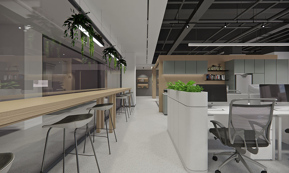 簡約科技風(fēng)格辦公室裝修設(shè)計(jì)-第2張圖片-上海古都建筑設(shè)計(jì)集團(tuán) 簡約科技風(fēng)格辦公室裝修設(shè)計(jì)-第2張圖片-上海古都建筑設(shè)計(jì)集團(tuán)