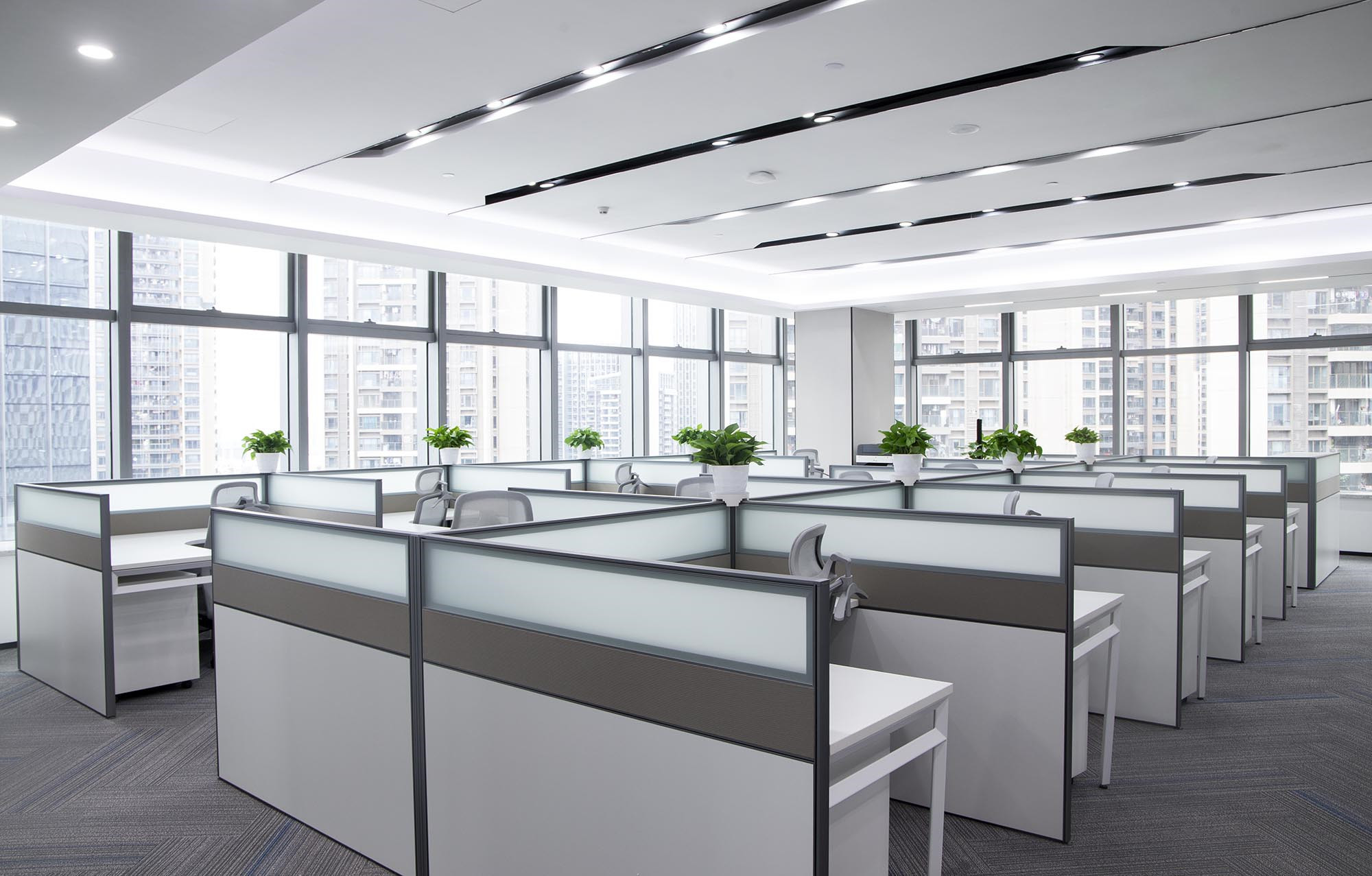 浦東7000平建設(shè)安裝公司辦公室設(shè)計布局-第4張圖片-上海古都建筑設(shè)計集團